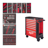 Milwaukee Werkstattwagen 30"/78cm TOOLGUARD bestückt (206) grau 4932500744