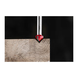 Milwaukee V-Nutfräser für Aluminium 8 mm Alu 18 x 60 4932500956