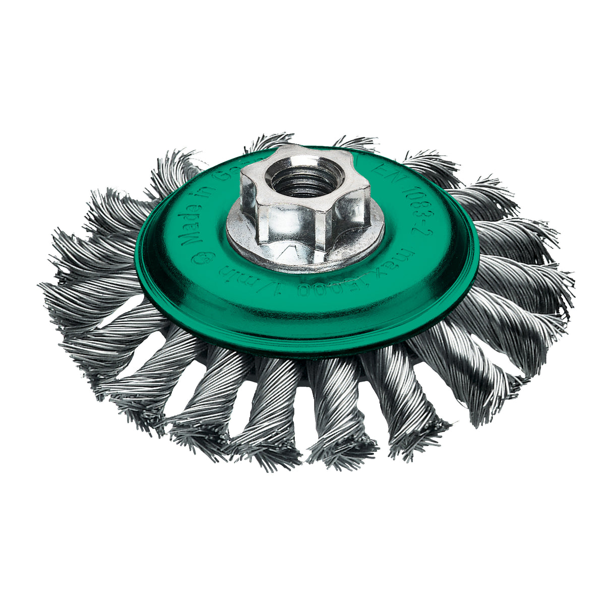 Milwaukee Kegelbürste gezopft M14 gez. INOX 100x12x0,5mm 4932501745