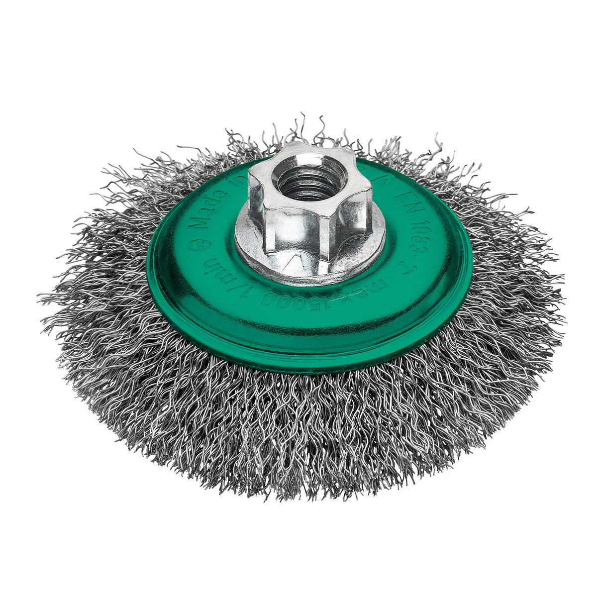 Milwaukee Kegelbürste gewellt M14 gez. INOX 100x10x0,35mm 4932501749