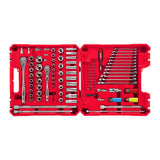 Milwaukee Ratschen-, Steckschlüssel- und Maulschlüssel-Set 108-tlg. 4932501845