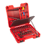 Milwaukee Ratschen-, Steckschlüssel- und Maulschlüssel-Set 108-tlg. 4932501845