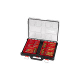 Milwaukee Spiralbohrer-Koffer HSS-G RED HEX Titan 220-tlg. Aufnahme 1/4 Zoll 4932502132
