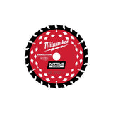 Milwaukee Kreissägeblatt für Handkreissägen Ø 20 mm Ø 165 mm 24 Zähne 4932502172