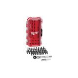 Milwaukee Kompakt Gelenk-Ratschen-Bit-Set 1/4 Zoll 44-tlg. 4932879332