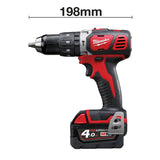 Perceuse à percussion sans fil Milwaukee M18BPD-402X 4933446192