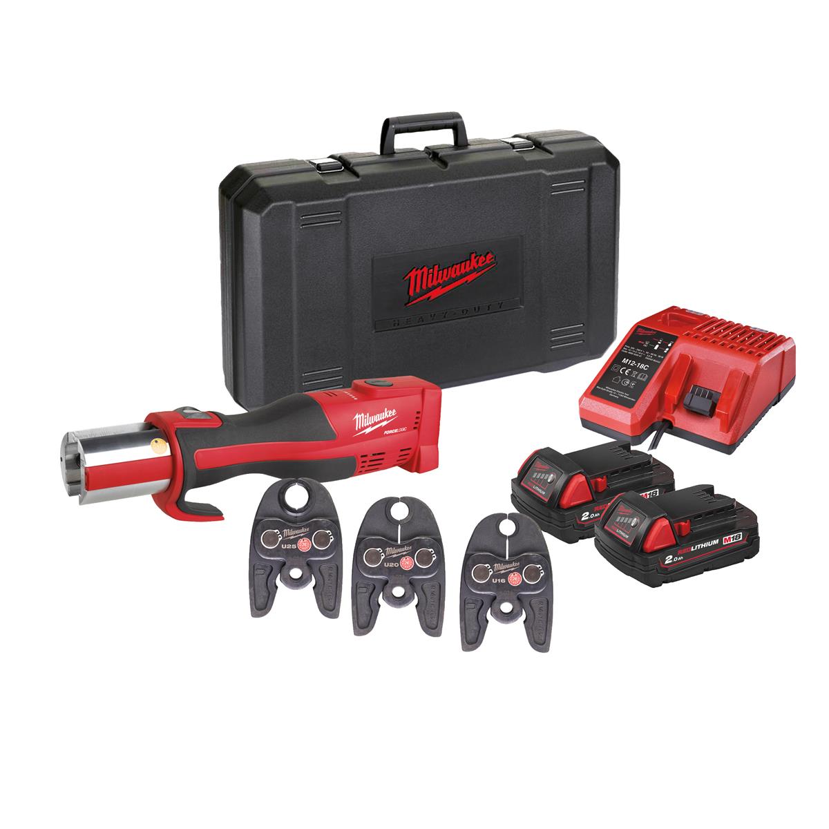 Outil de pressage sans fil Milwaukee M18BLHPT-202C U-Set 4933451136