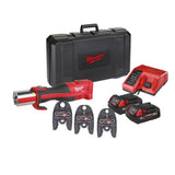 Outil de pressage sans fil Milwaukee M18BLHPT-202C U-Set 4933451136