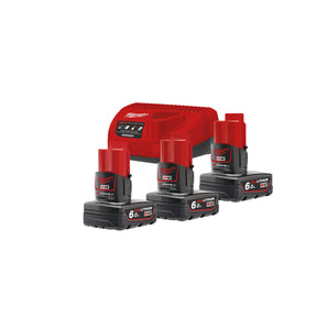 Milwaukee Akku-Starterset M12NRG-603 4933459208 roteswerkzeug