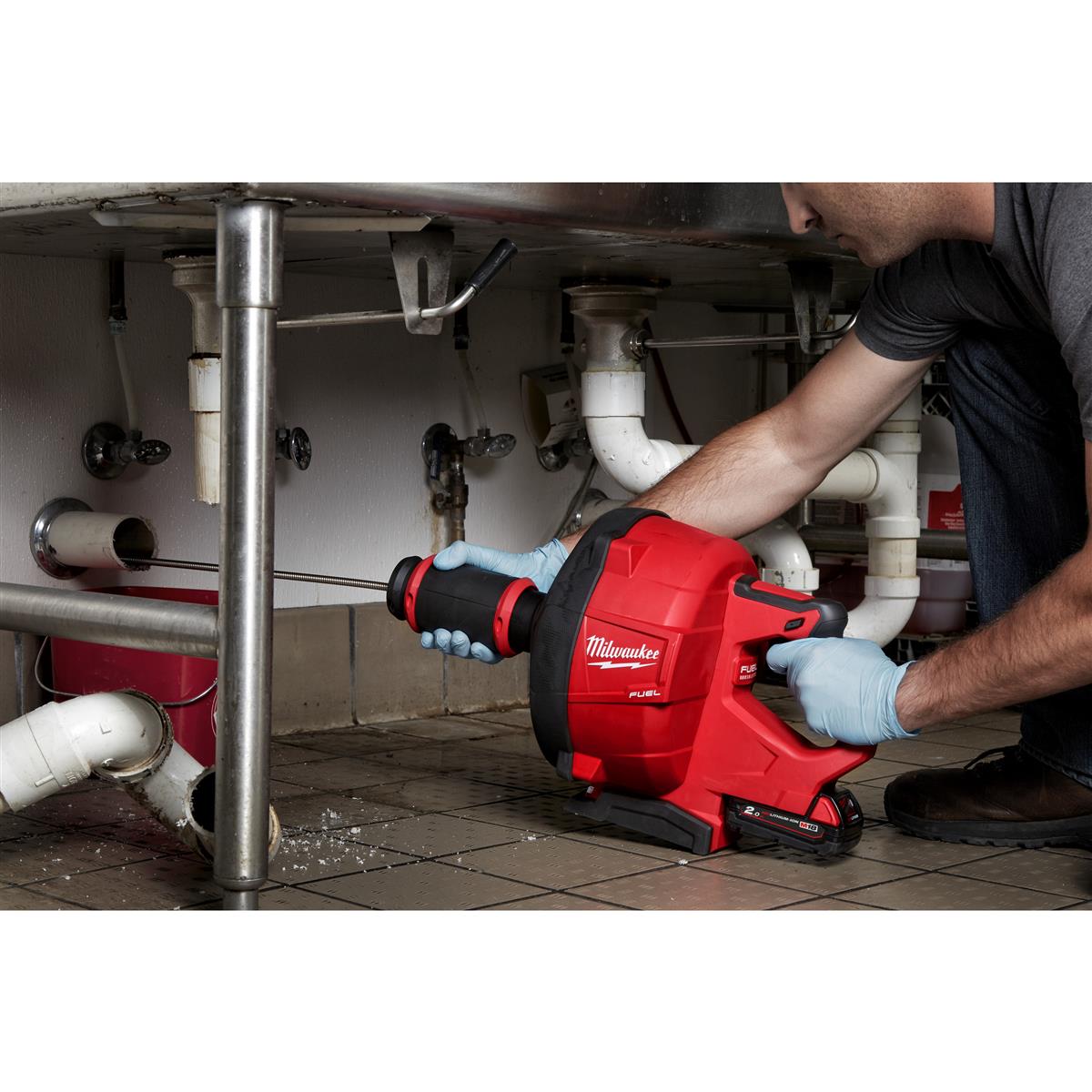 Nettoyeur de tuyaux sans fil Milwaukee M18FDCPF10-201C 4933459685