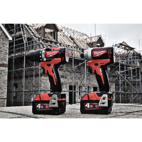 Milwaukee Akku-Maschinenset M18CBLPP2A-402C 4933464536 roteswerkzeug