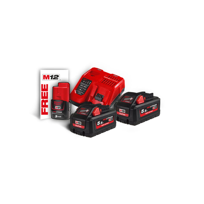 Milwaukee Akku-Starterset M18HNRG-552 4933464713