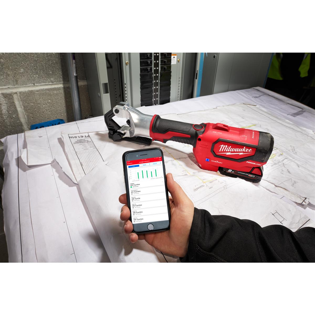 Outil de pressage sans fil Milwaukee M18HDCT-202C 4933471950