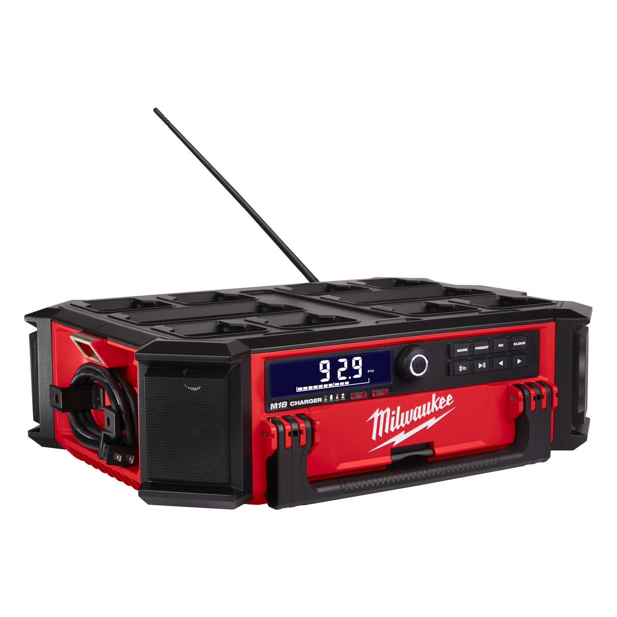 Milwaukee Netz-/Akku-Radio M18PRCDAB+-0 4933472112 roteswerkzeug