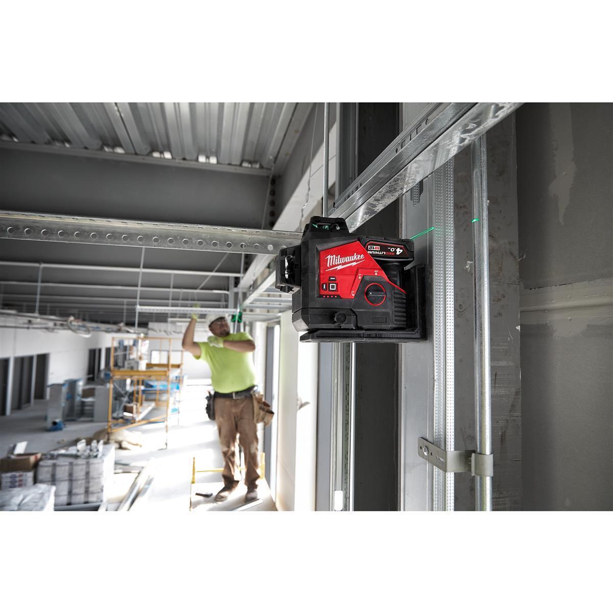 Milwaukee cross line laser M123PL-401C 4933478102