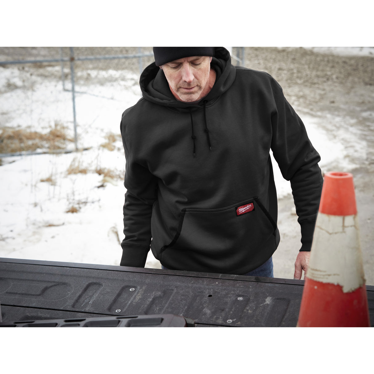 Milwaukee Kapuzenpullover WHB-L 4933478214 roteswerkzeug