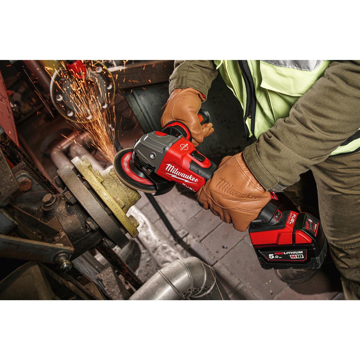 Milwaukee Cordless Angle Grinder M18FSAGV125XB-0X 4933478436