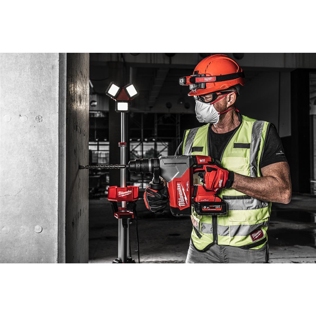 Milwaukee cordless combination hammer M18ONEFHPX-552X 4933478496