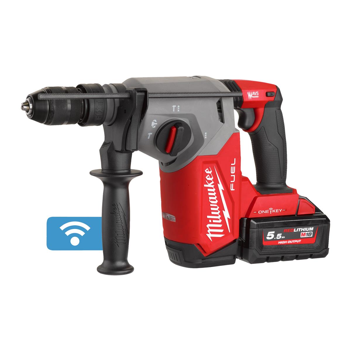 Milwaukee cordless combination hammer M18ONEFHX-552X 4933478504