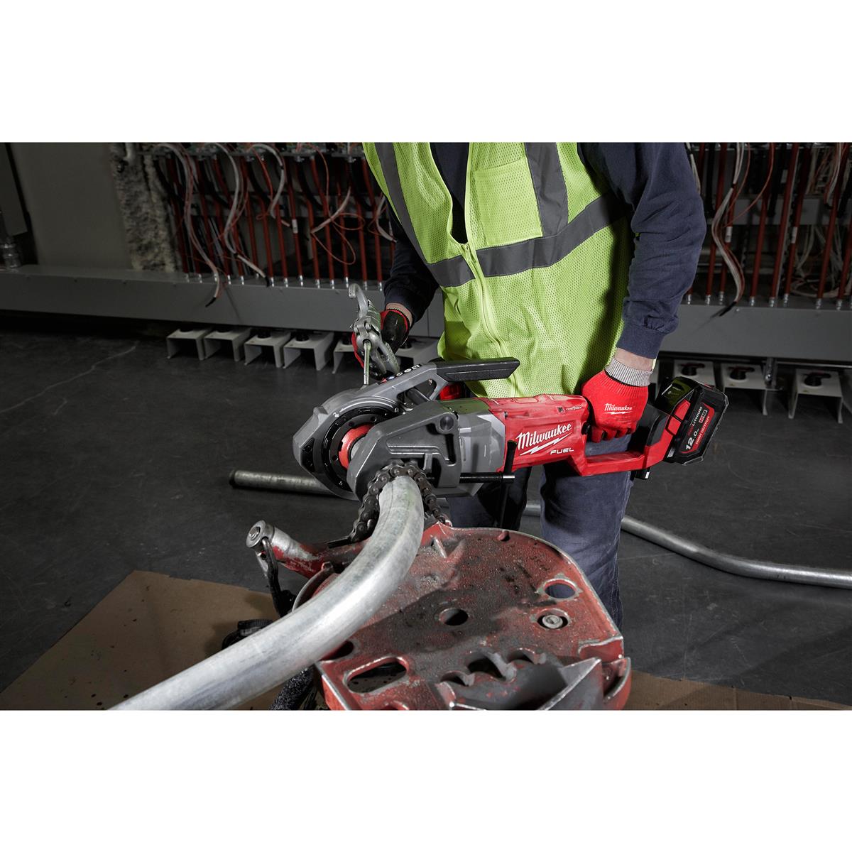 Milwaukee Akku-Gewindeschneidkluppe M18FPT2-0C 4933478596