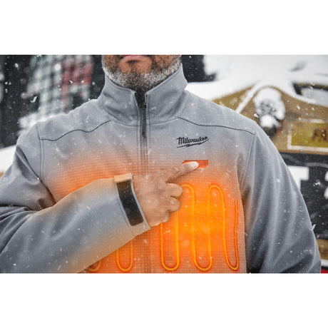 Milwaukee Akku-Heiz-Jacke M12 HJGREY5-0 (M) 4933478973 roteswerkzeug