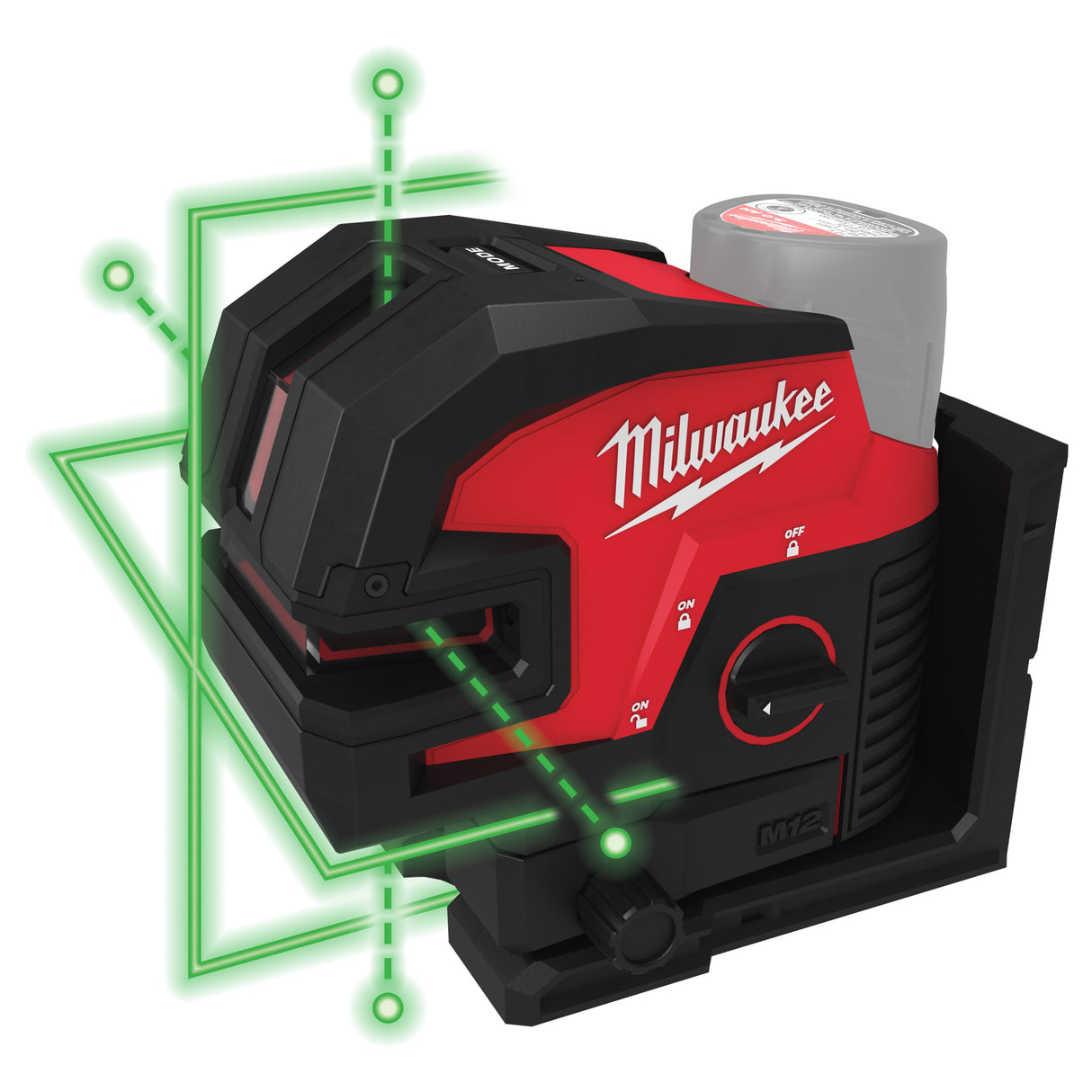 Milwaukee Kreuzlinienlaser M12CLL4P-0C 4933479202 roteswerkzeug