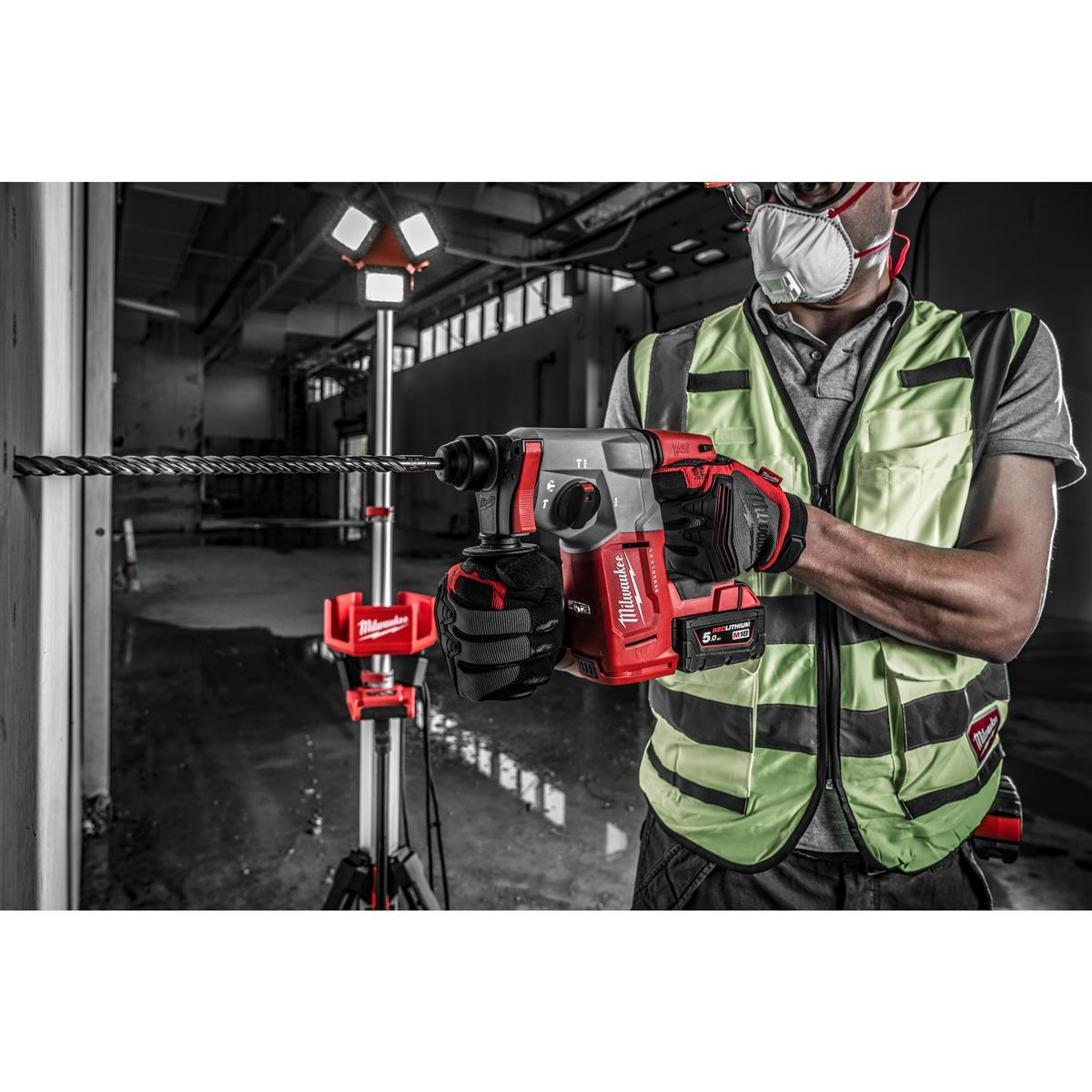 Milwaukee cordless combination hammer M18BLH-0 4933479426