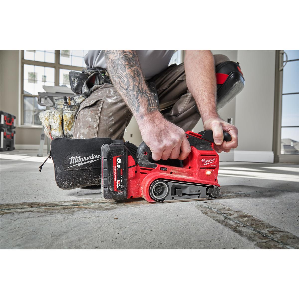 Milwaukee Cordless Belt Sander M18FBTS75-0 4933479614