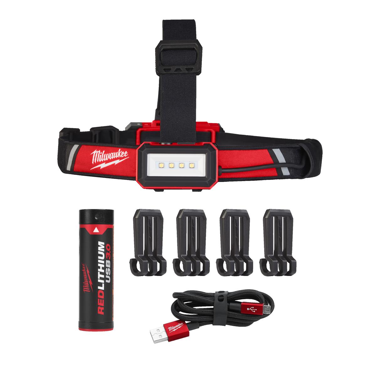 Milwaukee USB rechargeable headlamp L4HLRP-301 4933479767