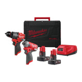 Milwaukee cordless machine set M12FPP2E2-402X 4933480594