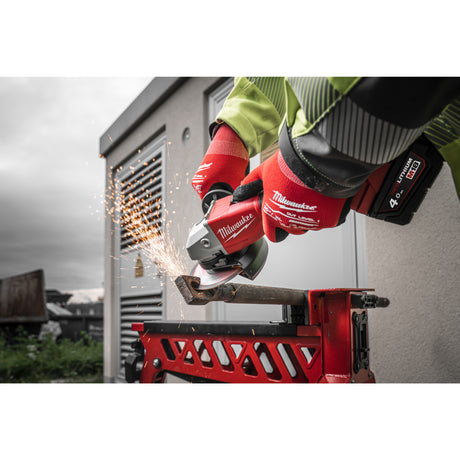 Milwaukee Akku-Winkelschleifer M18BLSAG125X-402X 4933492644 roteswerkzeug
