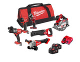 Milwaukee M18FPP6G3-502B Akku-Maschinenset 4933498658