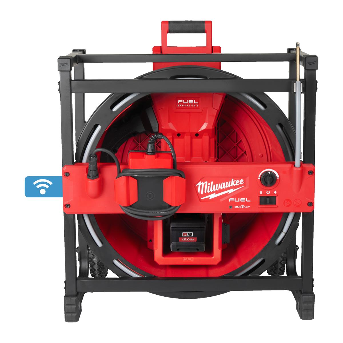 Milwaukee Akku-Rohrreiniger M18HSFSM-122 Hochgeschw.Rohrreiniger IN2 4933499309