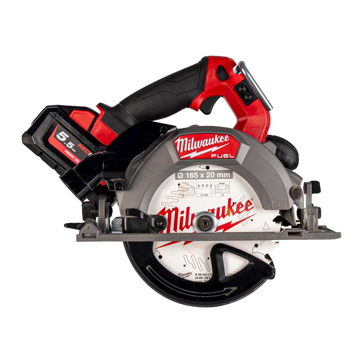 Milwaukee Akku-Handkreissäge M18FCSDC165-552C IN2 4933499997