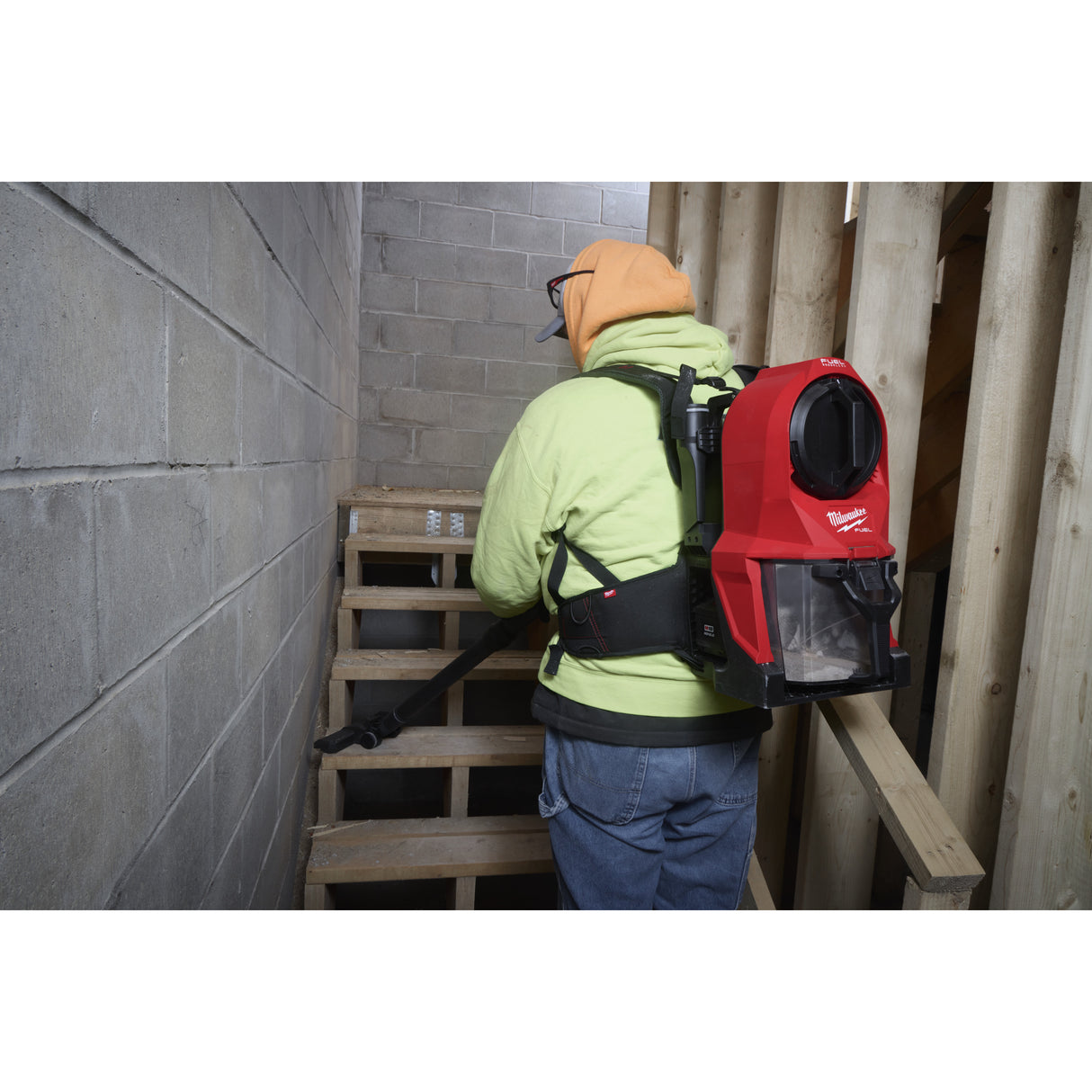 Milwaukee Akku-Sauger M18FBPV2-0 Akku-Rucksack-Staubsauger XXX 4933500039