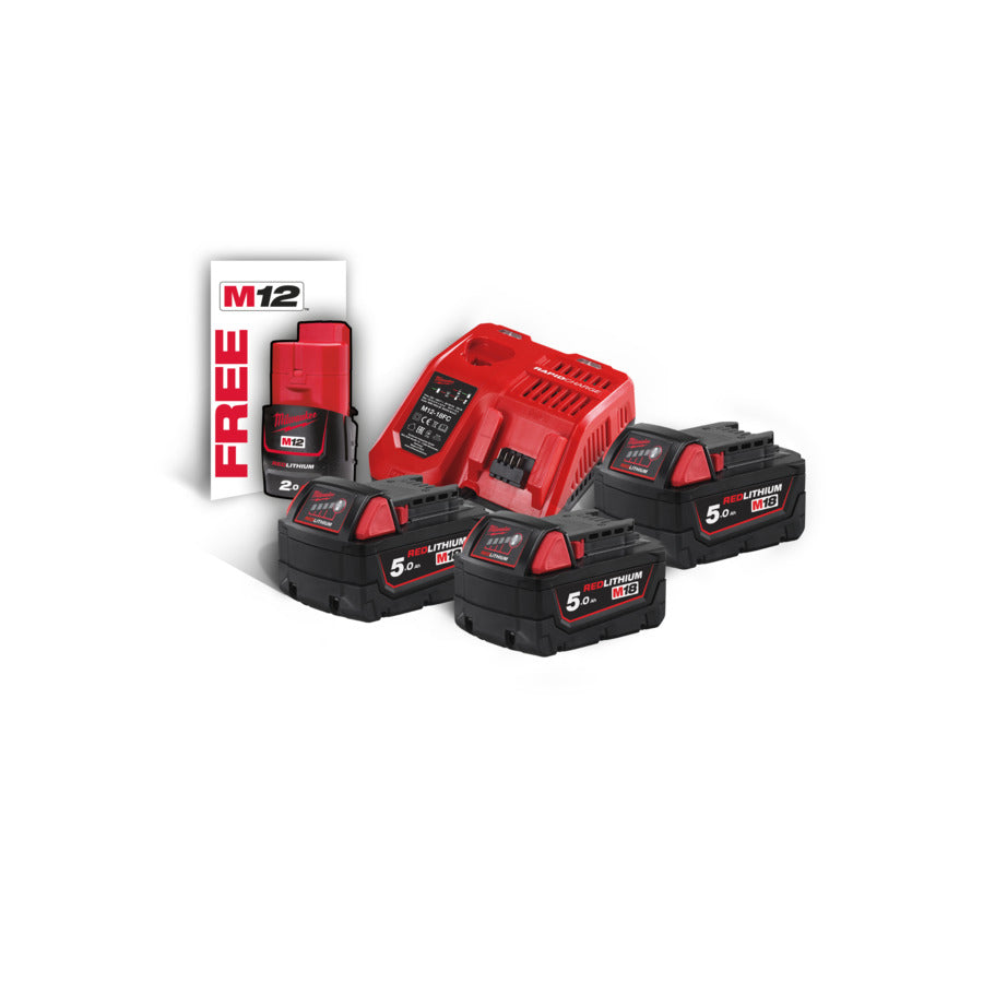 Milwaukee Akku-Starterset M18NRG-503 NRG KIT IN2 4933451423